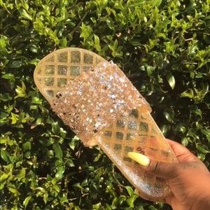 Gold soft glitter Jellies